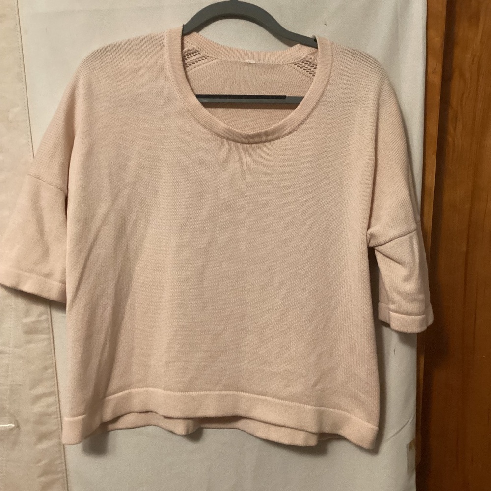 Lululemon Knitted boxy  relaxed fit top sporty casual